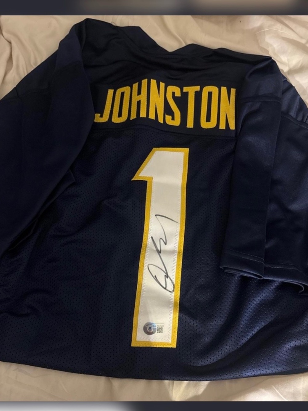 La chargers signed practice jersey